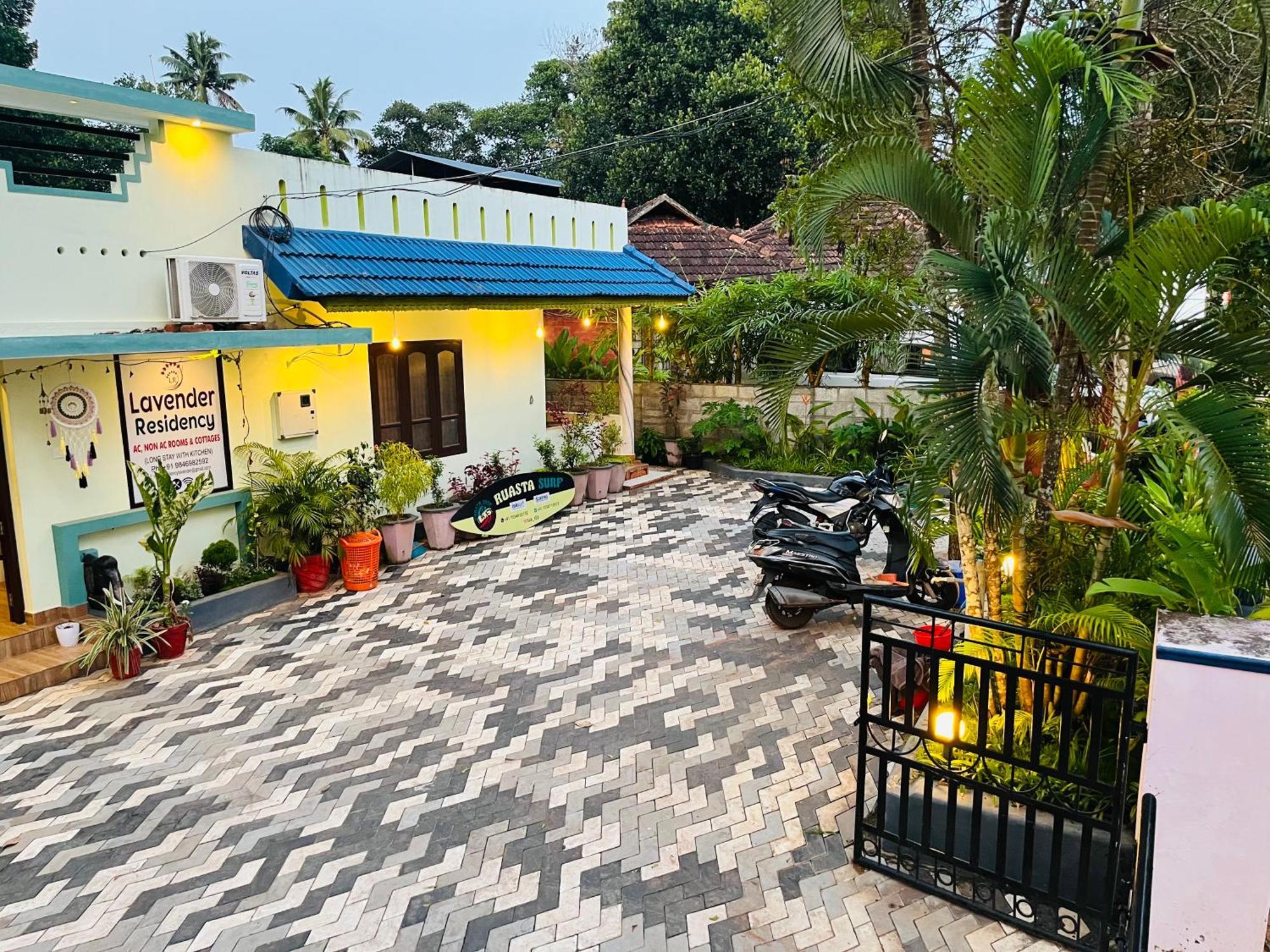 Lavender Residency Bed & Breakfast Varkala Exterior foto
