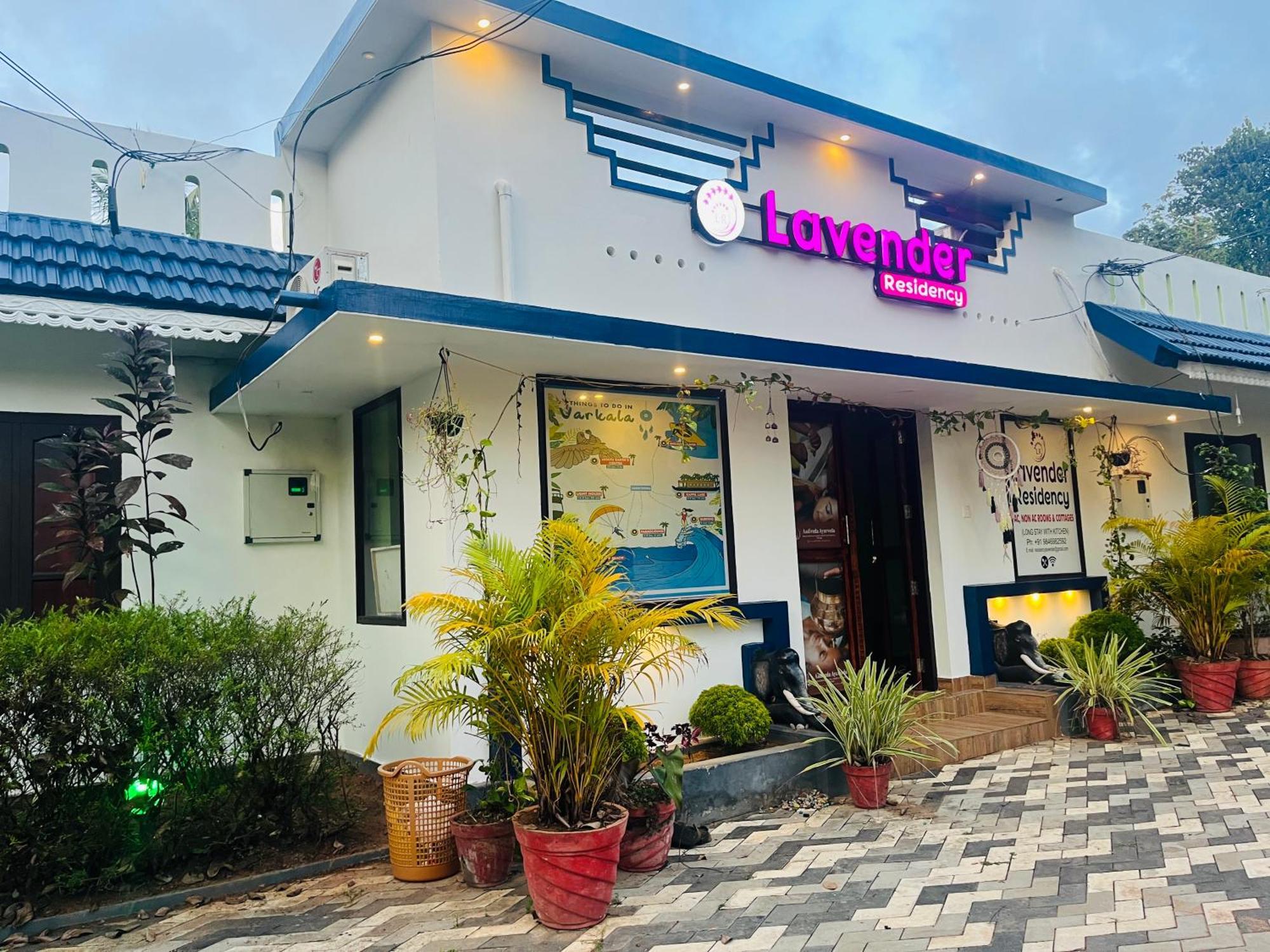 Lavender Residency Bed & Breakfast Varkala Exterior foto